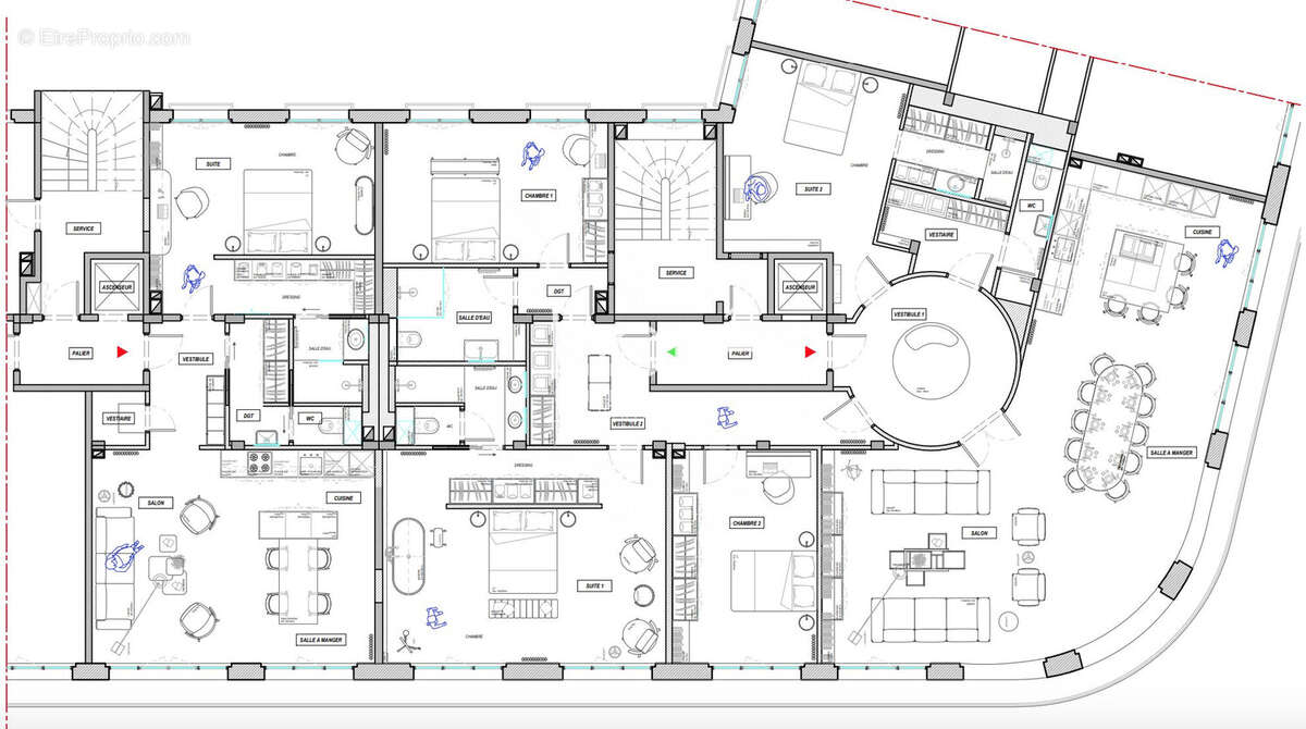 Appartement à PARIS-6E
