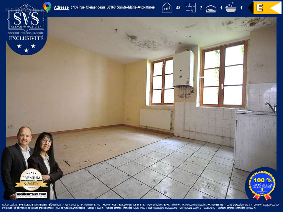 Appartement à SAINTE-MARIE-AUX-MINES