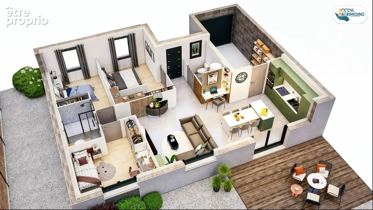 Maison 5 pièces 73 m2 - photo 3