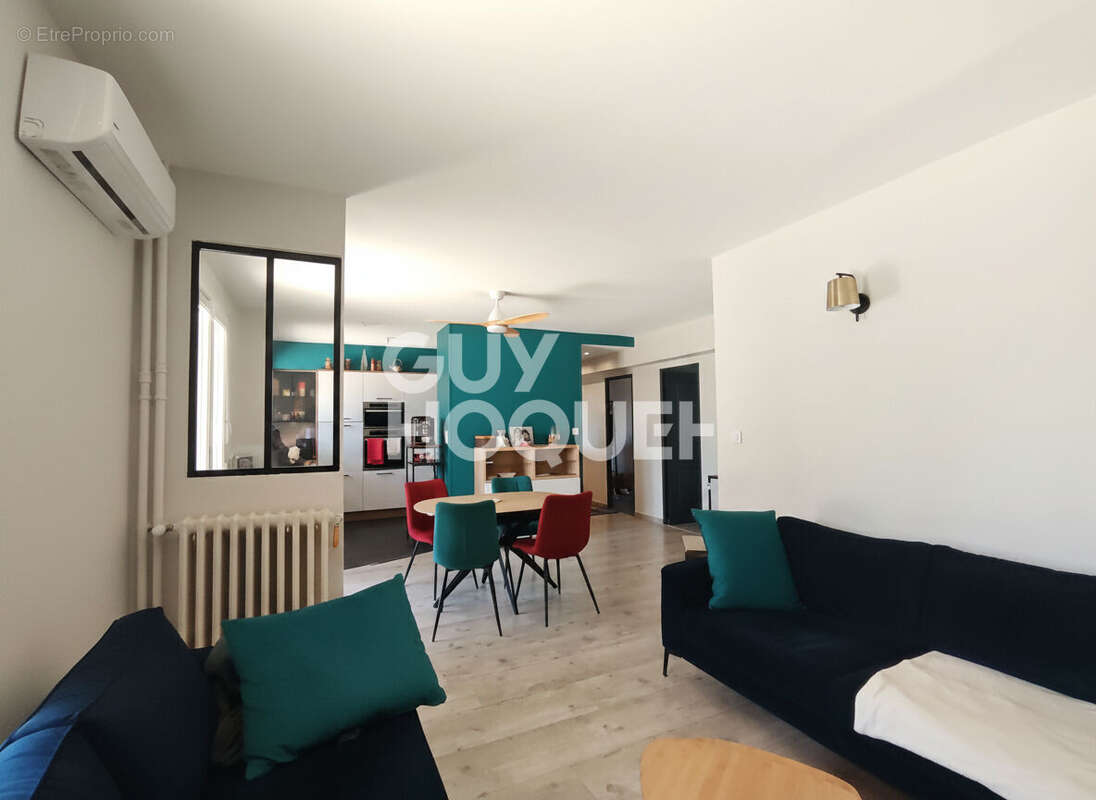 Magnifique T4 de 87m² avec terrasse de 80m² - Proximité Centre-ville - Résidence sécurisée avec ascenseur et garage ! - photo 6