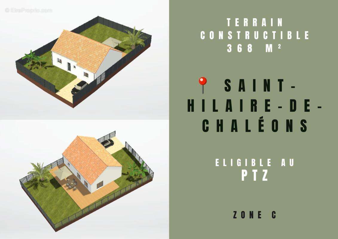 Terrain à SAINT-HILAIRE-DE-CHALEONS