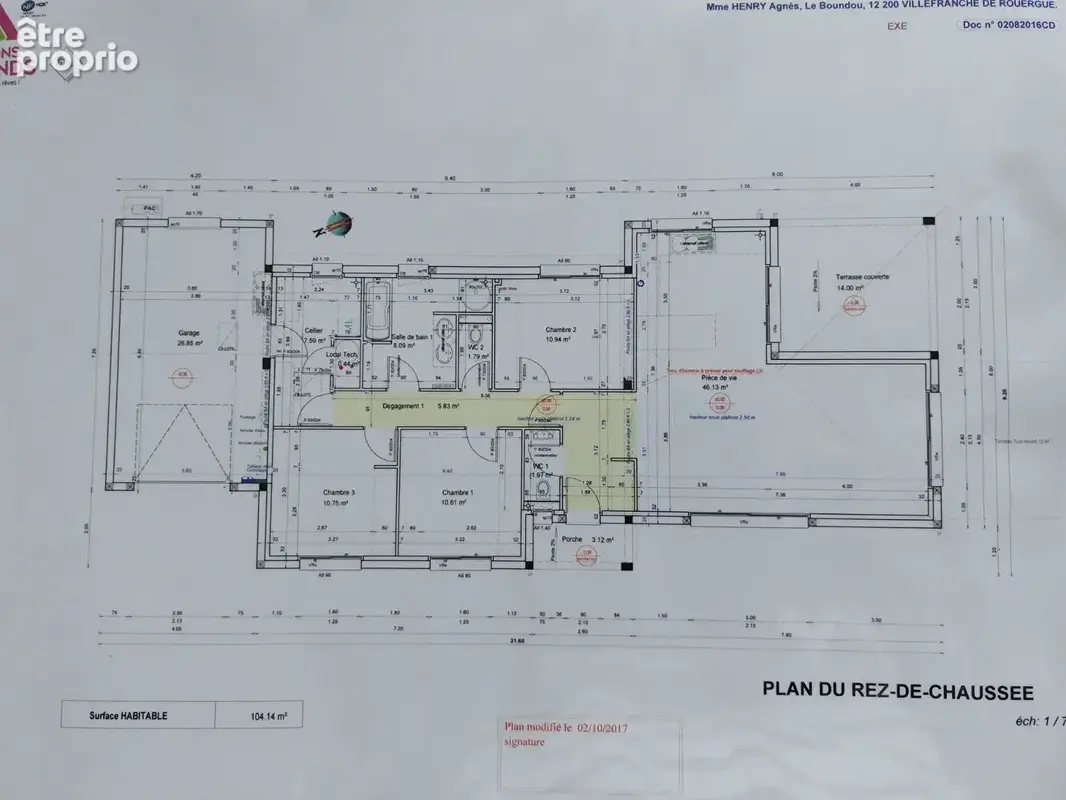 Pavillon plain pied T4 104m² + garage+parking - photo 3