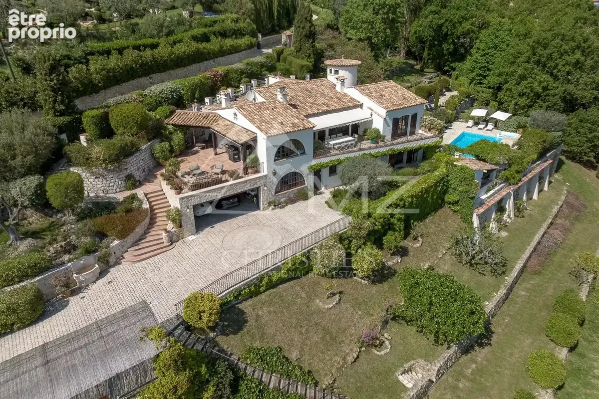 Proche Saint-Paul-de-Vence - Belle propriété provençale avec vue mer panoramique - photo 10