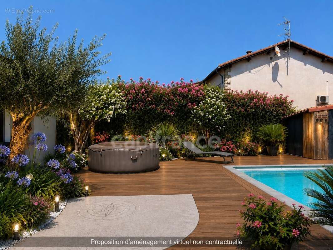 Poussan(34), à vendre maison rénovée p4, surface totale 168 m2, terrain 552 m2, garage, piscine, secteur calme - photo 18