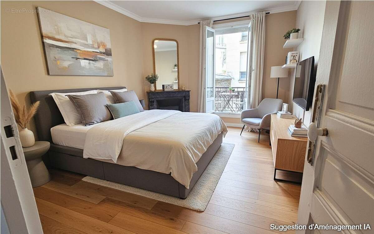 Trois pièces - 61 m² - Grandes Carrières - photo 5