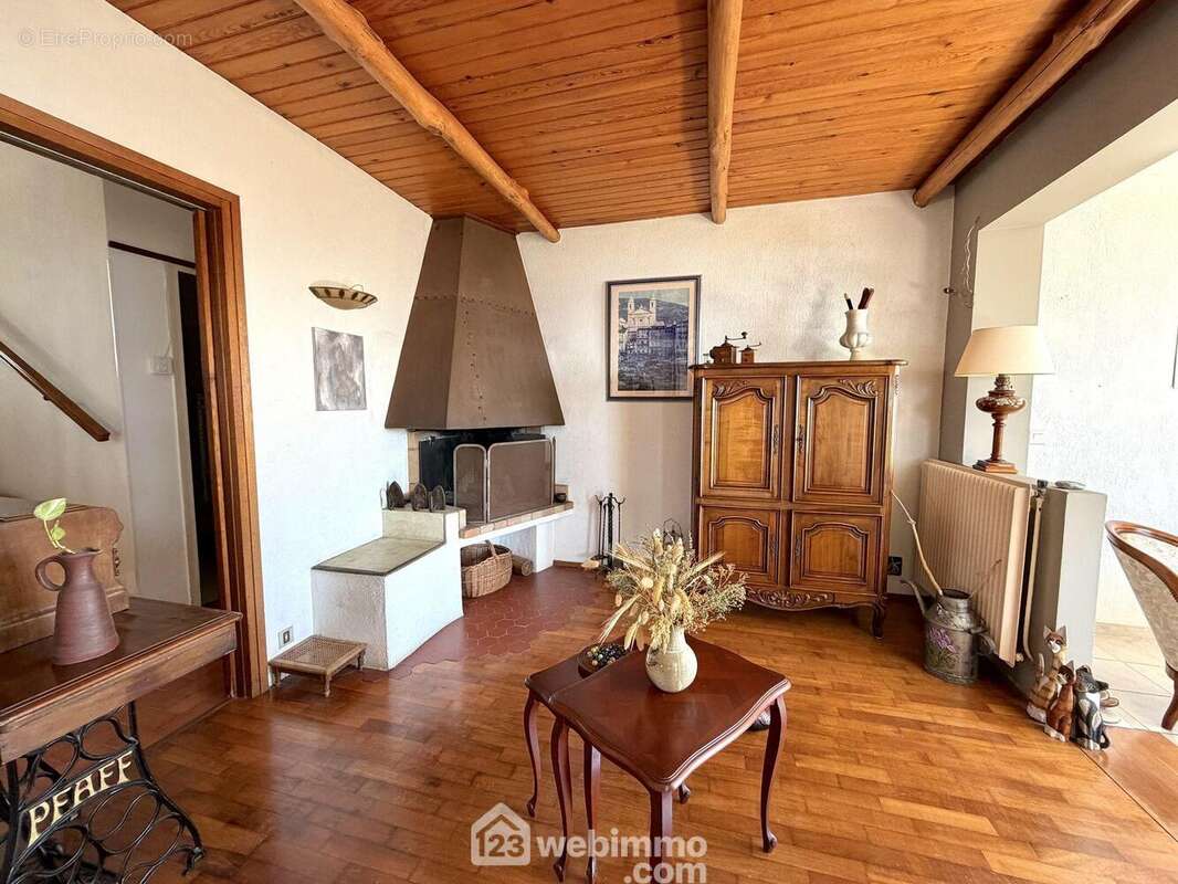 ...Il possède notamment un coin cheminée chaleureux - Maison à SAN-MARTINO-DI-LOTA
