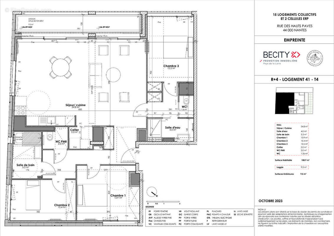 Appartement à NANTES