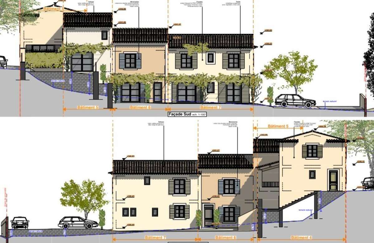 Cucuron : Terrain constructible avec PC purgé  12 appartements - photo 6