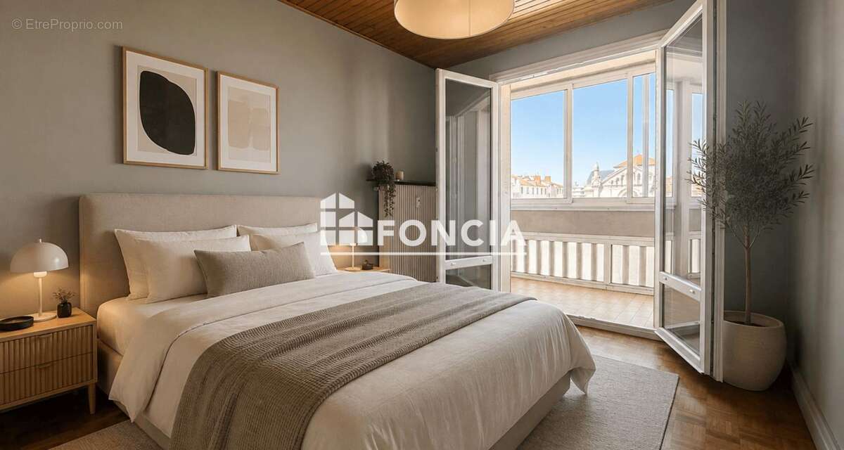 T4 traversant au dernier étage – Balcon plein sud – Loggia – Garage – Vue dégagée - photo 4