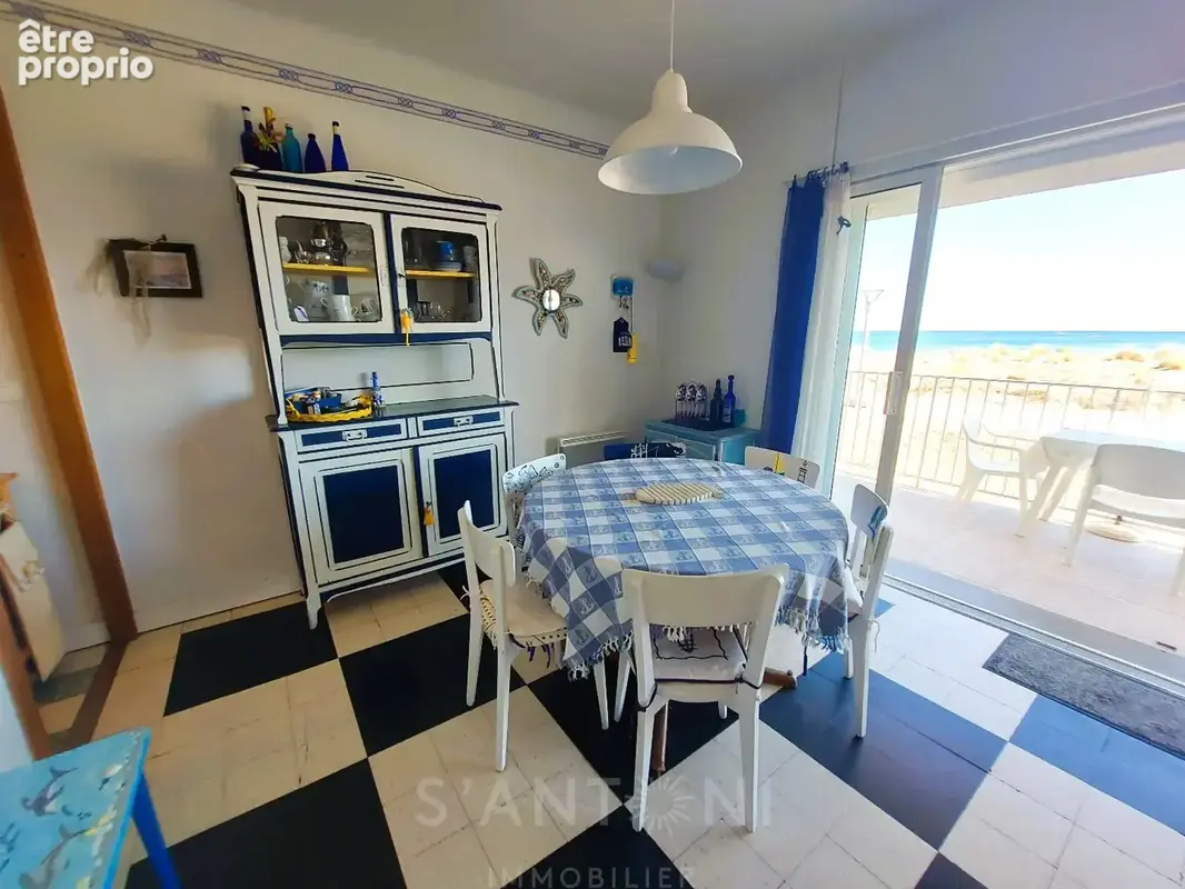 Vieux marseillan plage  front de mer - vue mer, t3, terrasse, parking - photo 16