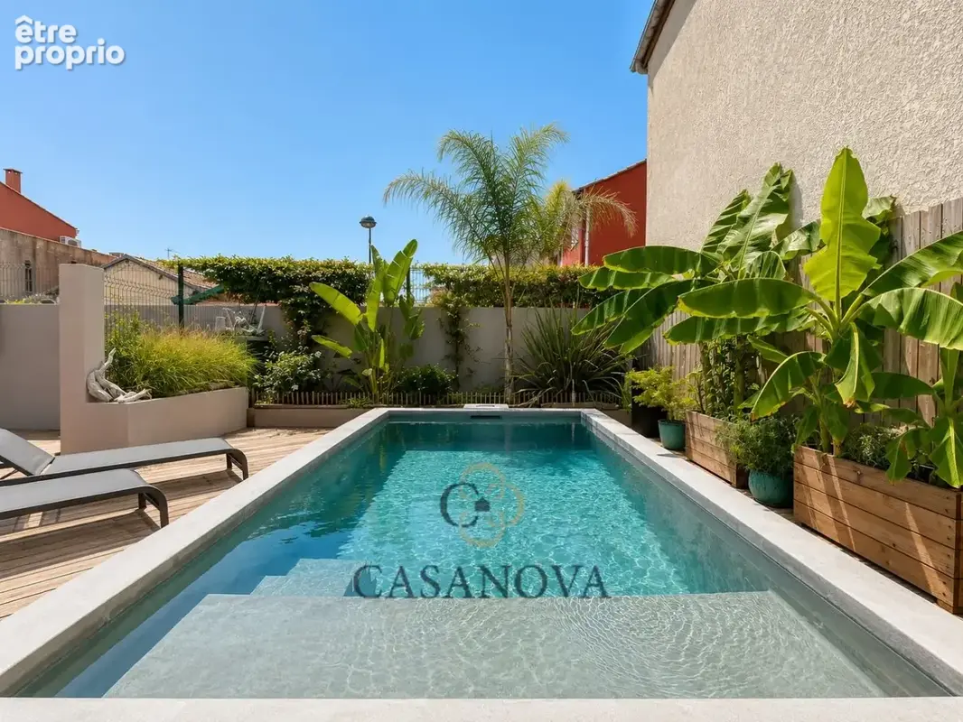 Maison de ville rénovée avec piscine à Palavas-les-Flots  170 m² et patios - photo 4