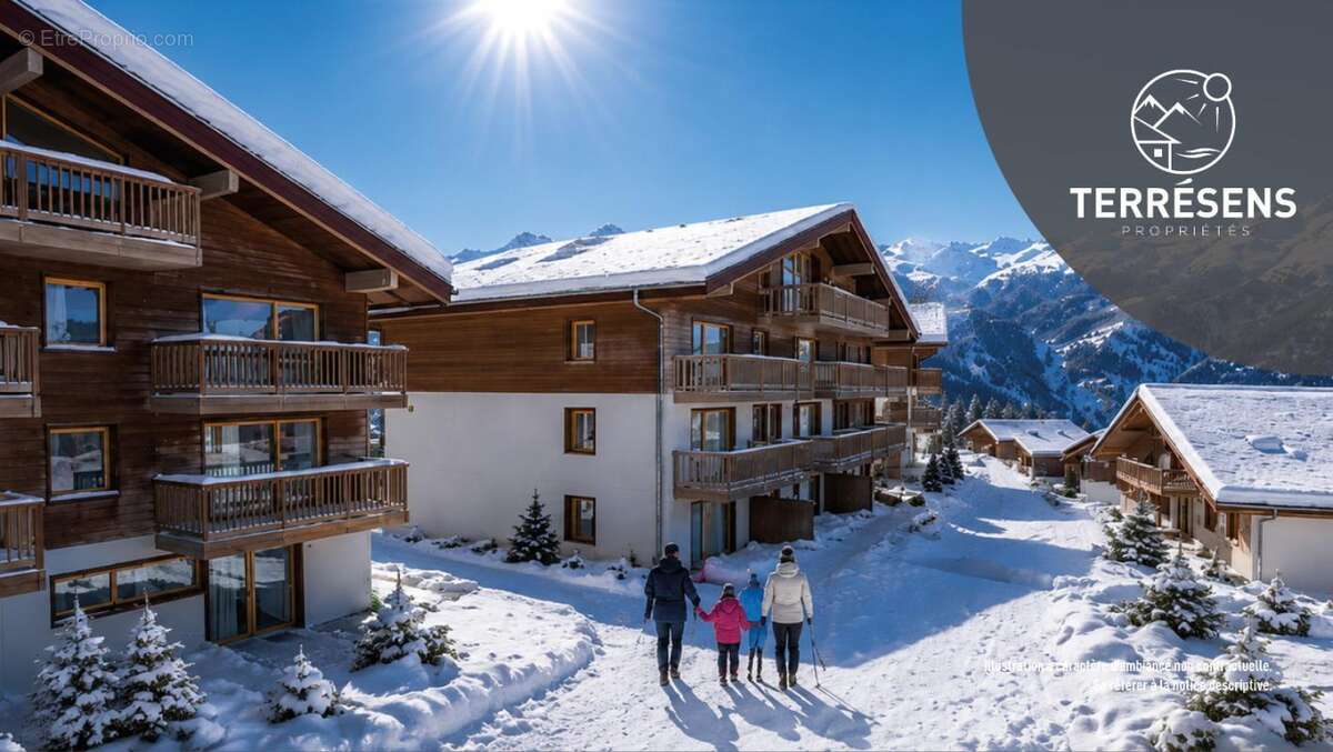 Appartement t2 cabine - résidence le panoramik aux carroz d'arâches - photo 3