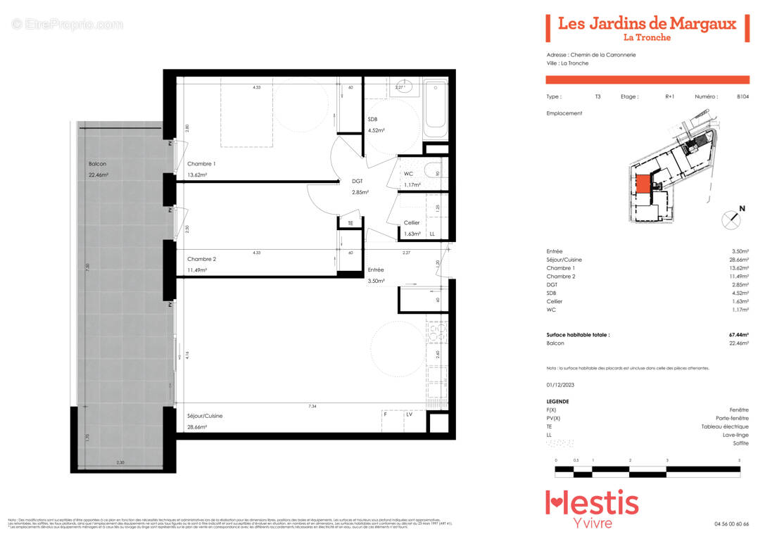 Appartement à LA TRONCHE