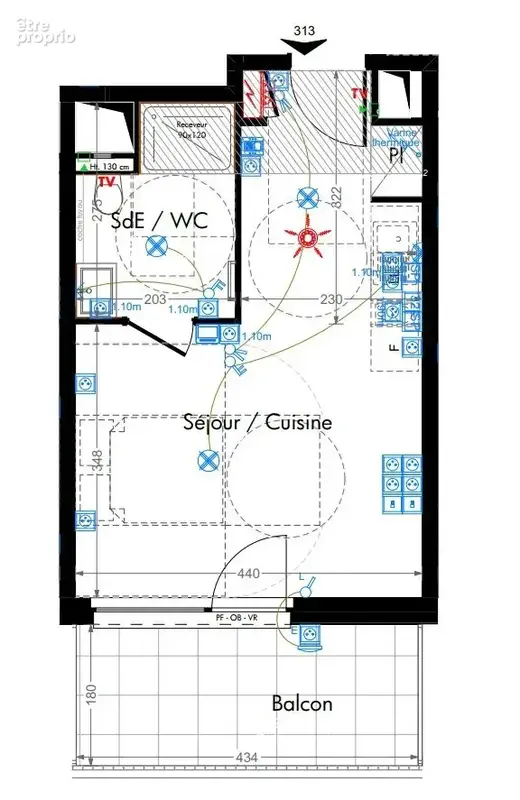 Appartement 1 pièce 27 m² à vendre à Haguenau (67500) - photo 2