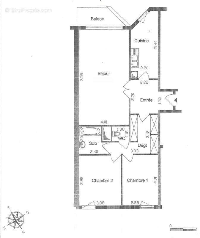 Appartement à COURBEVOIE