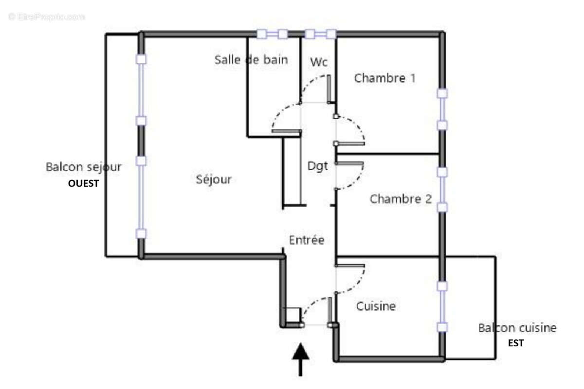Appartement à CHAMPAGNE-AU-MONT-D'OR