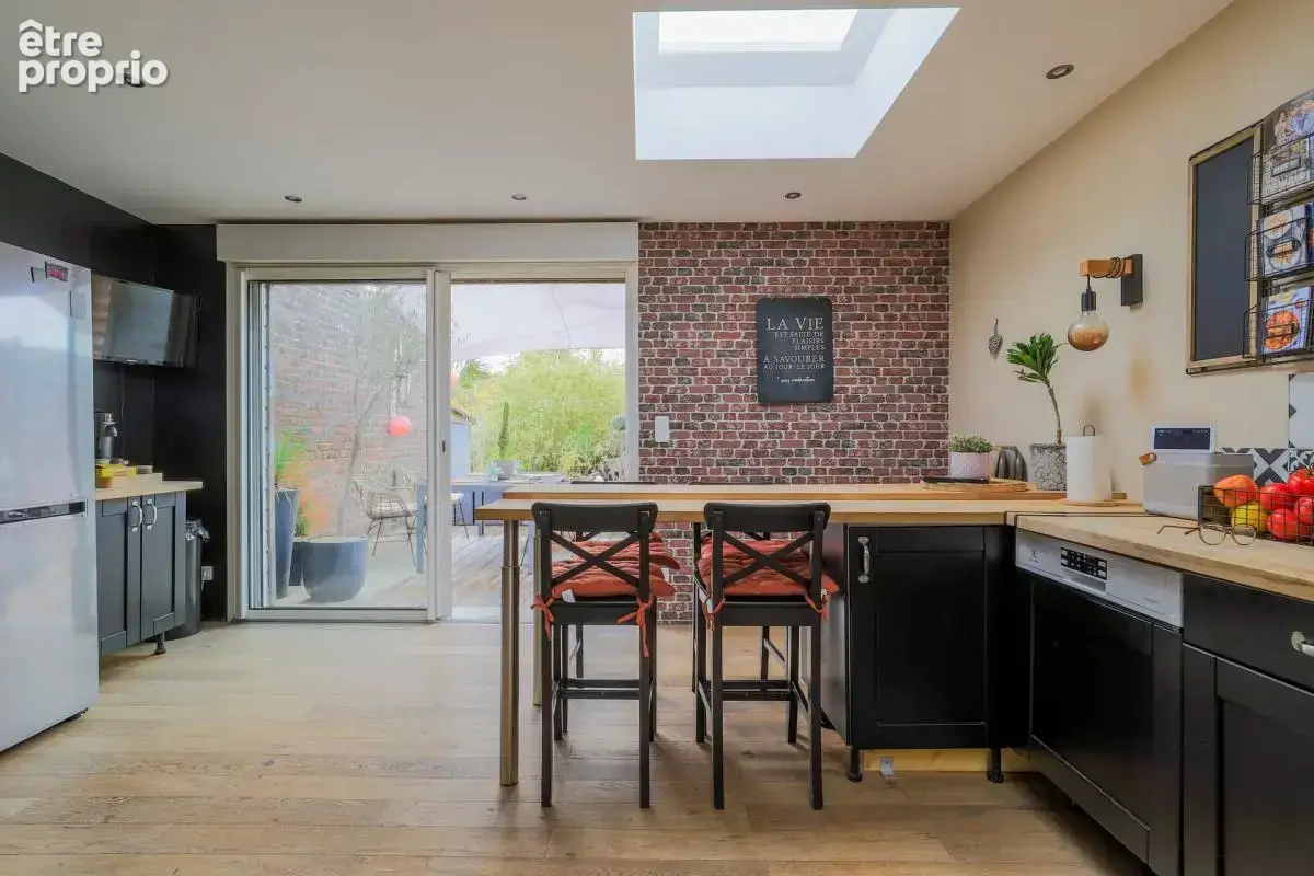 Seclin - maison de ville 155 m² - 4/5 chambres - terrasses - cave - photo 6