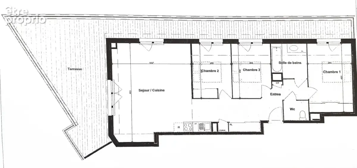 T4 de 85m2 en dernier étage avec terrasse  de 43m2 et 2 pkgs à Cugnaux - photo 6