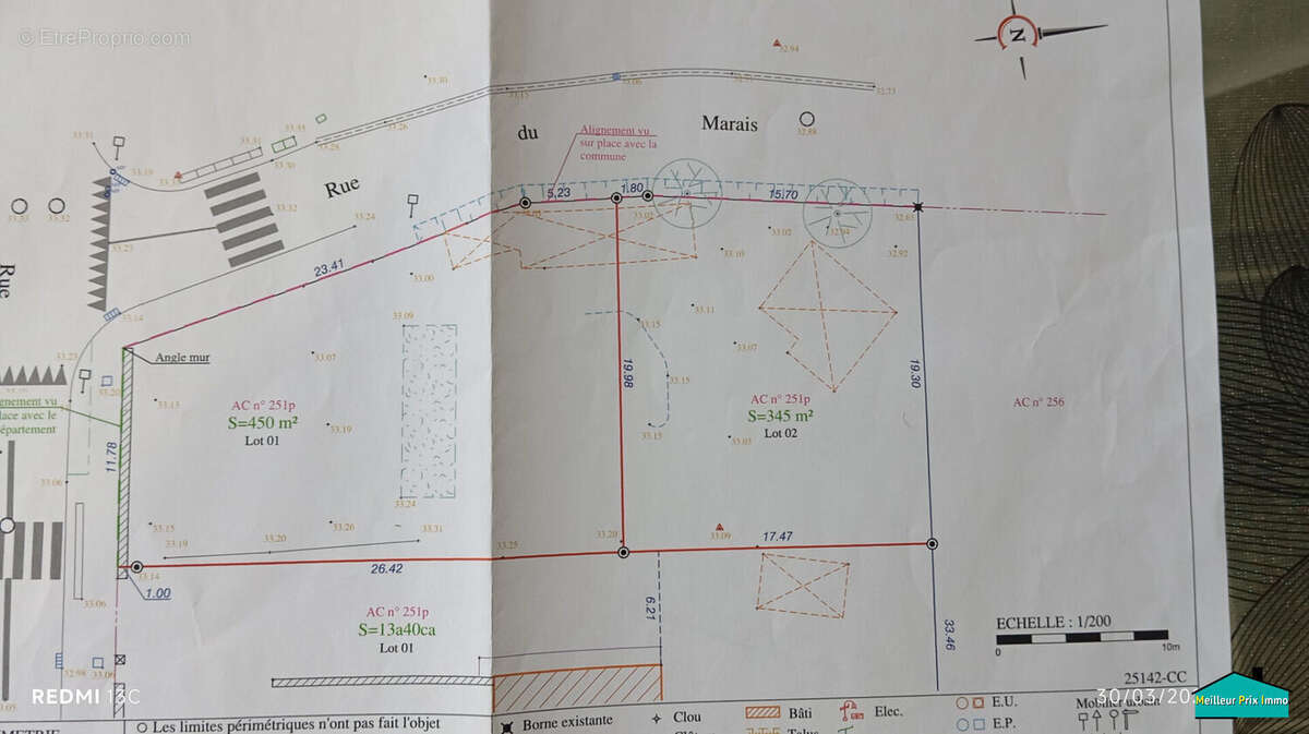 Terrain à SAINT-ETIENNE-DE-MER-MORTE