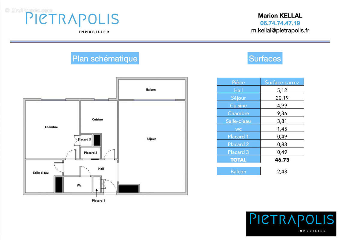 Appartement à LYON-7E