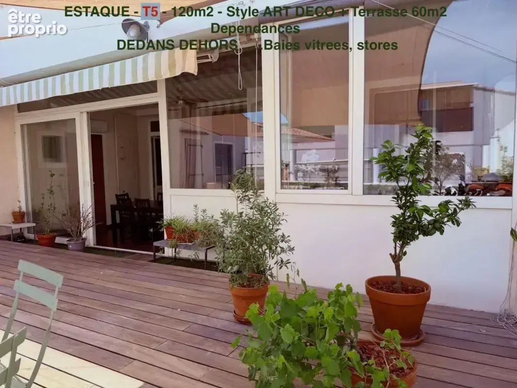 T6 3 chambres - Terrasse - dépendances.  L'ESTAQUE   397 440 euro - photo 3
