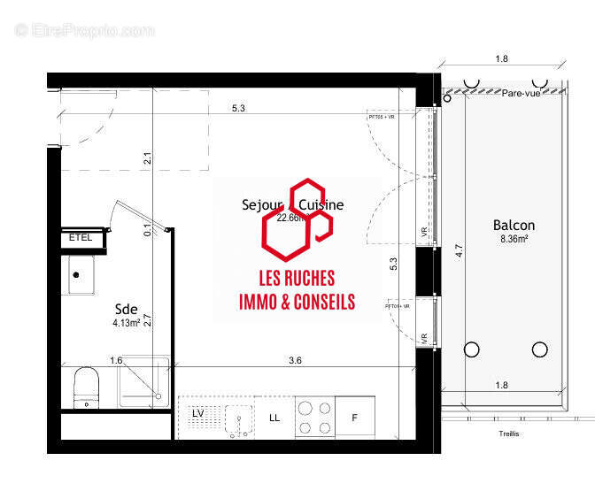 Appartement à VIGNEUX-SUR-SEINE