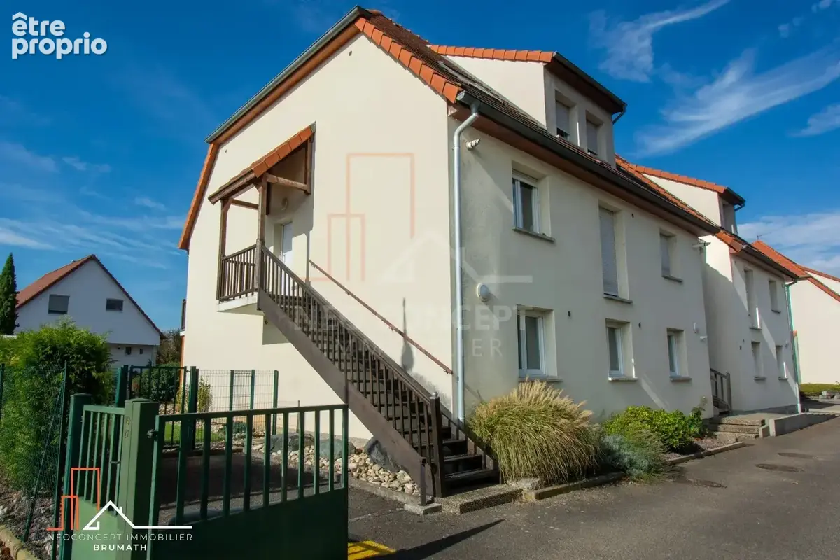 MOMMENHEIM – F3 de 68 m² avec grande terrasse, garage et parking – Proche gare - photo 15