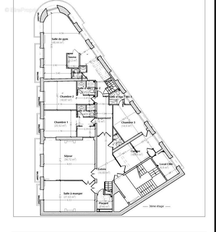Appartement à PARIS-8E