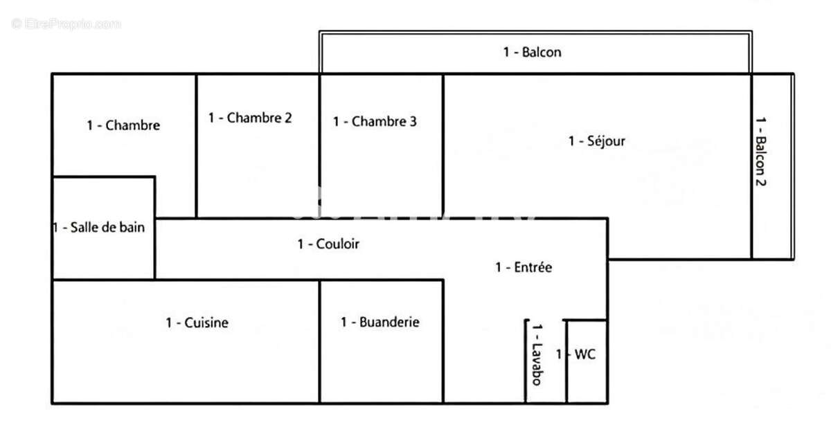 Appartement 95 m² à Nantes  - photo 12