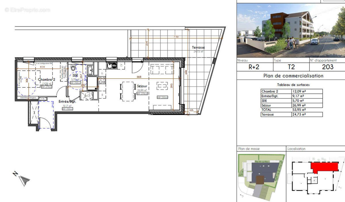 Petite résidence de charme de 12 appartements vendus neufs , été 2027, quartier calme et résidentiel - photo 10