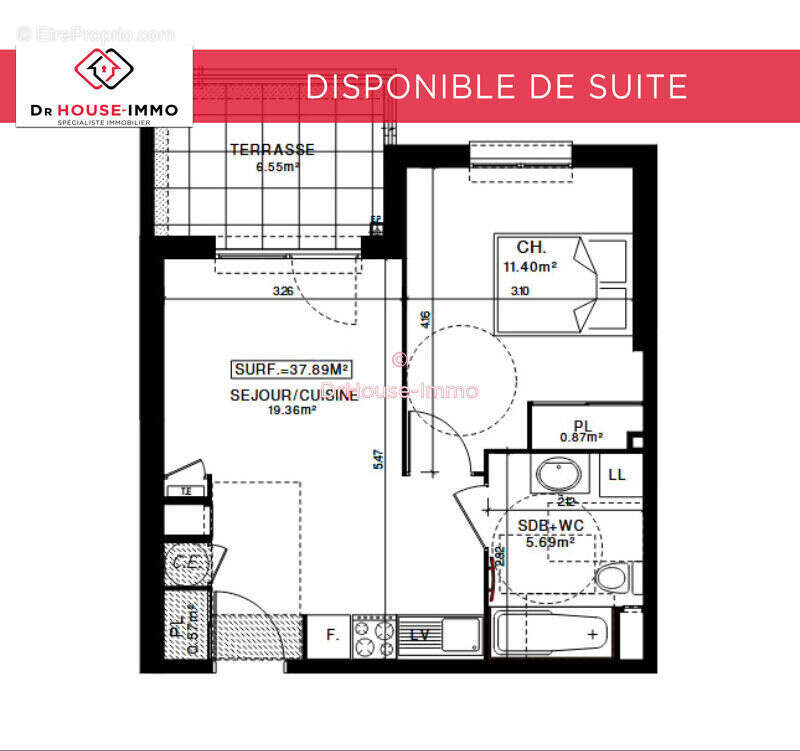 Appartement à CLERMONT-FERRAND