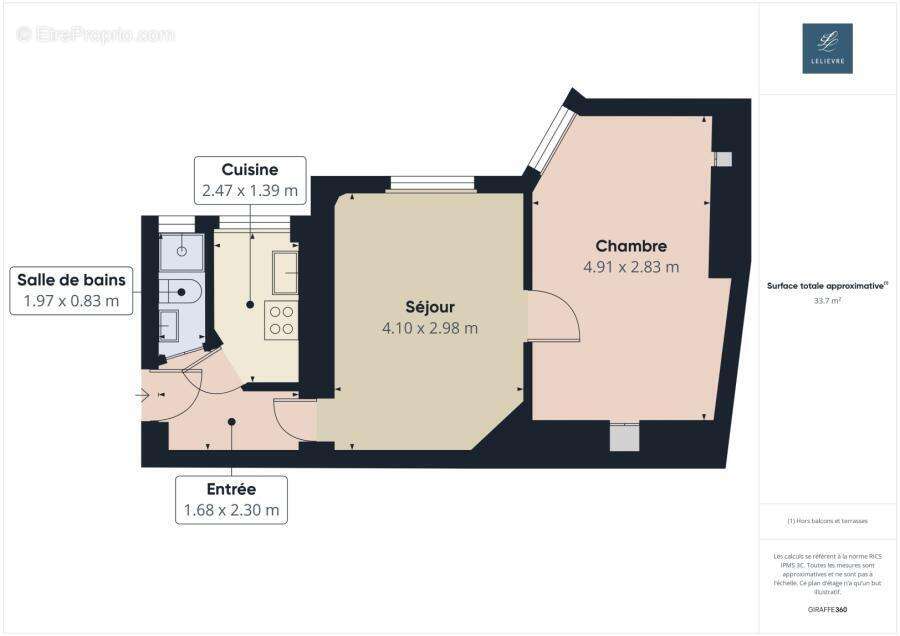 Appartement à PARIS-19E