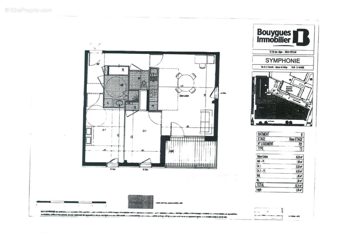 Appartement à LA RAVOIRE