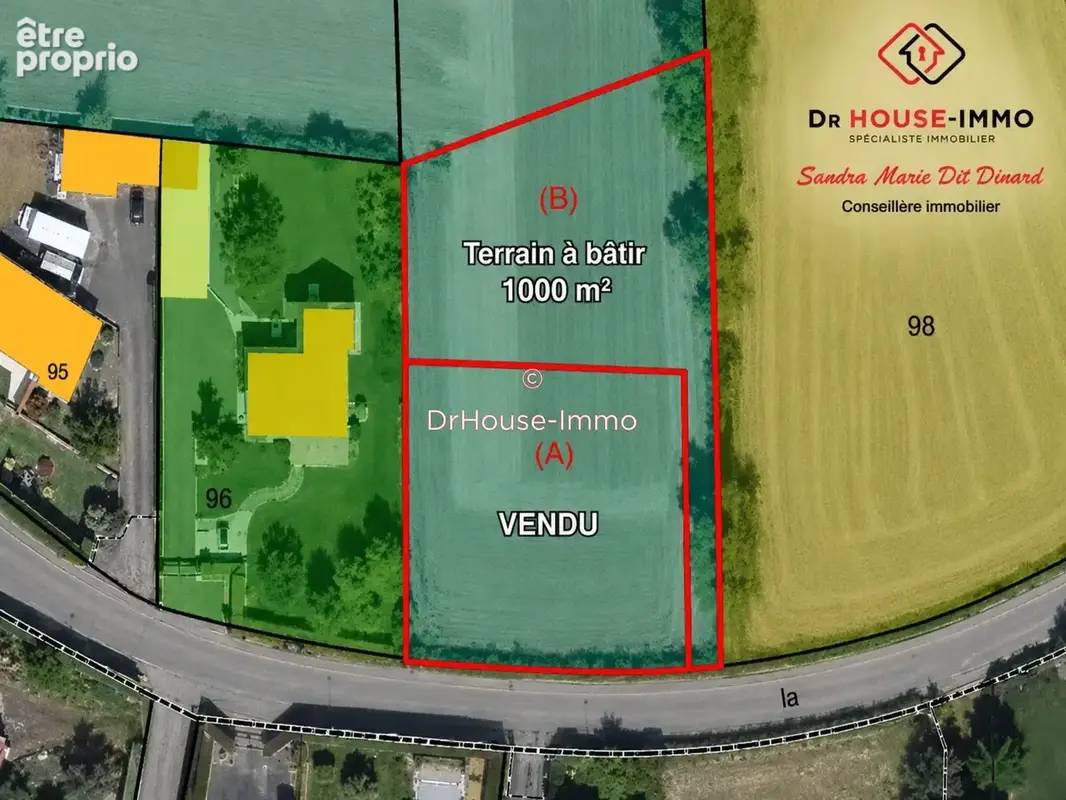 Terrain 1 000 m² à vendre à Parigny (50600) - photo 6