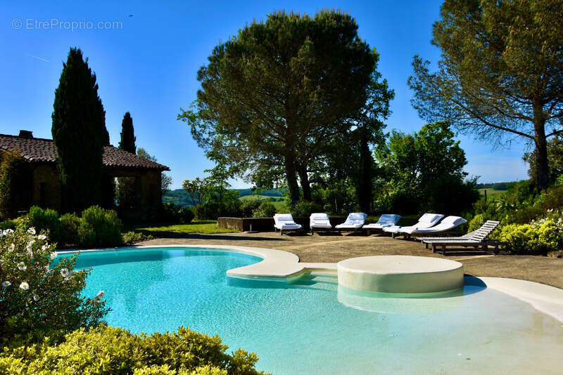 Dpt Gers (32), à vendre BAZIAN propriété P12 de 430 m² avec piscine et terrain de tennis - Terrain de 1,60 Ha - photo 2