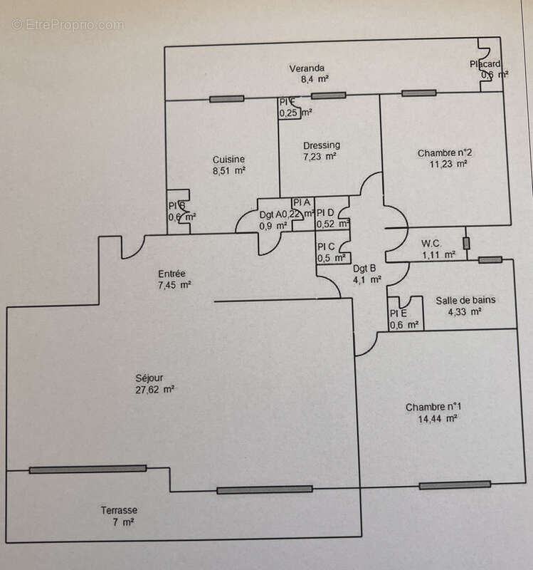 Appartement à MARSEILLE-1E