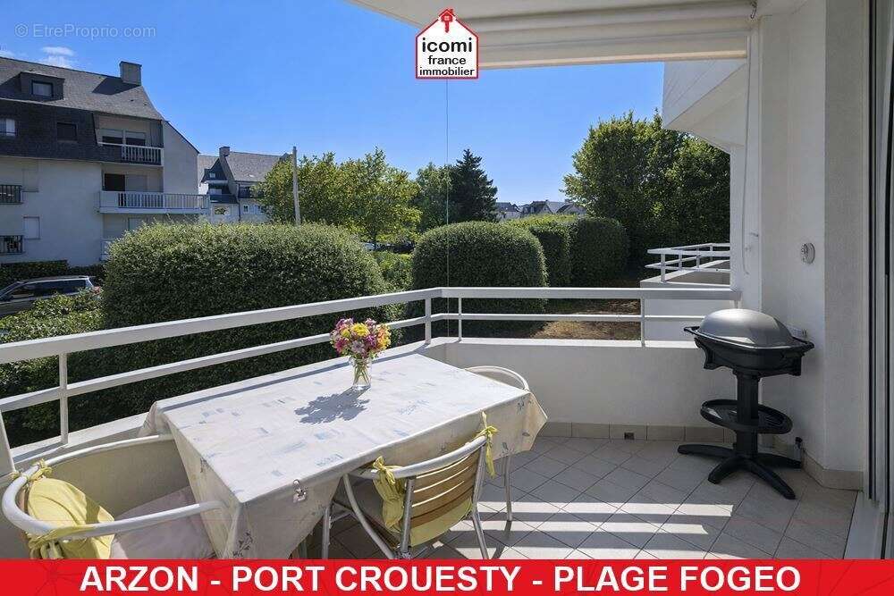 Morbihan - arzon (56640) - a vendre - appartement t3 avec terrasse et vue port du crouesty - plage a 3 mn a pied - ascenseur - p - photo 5