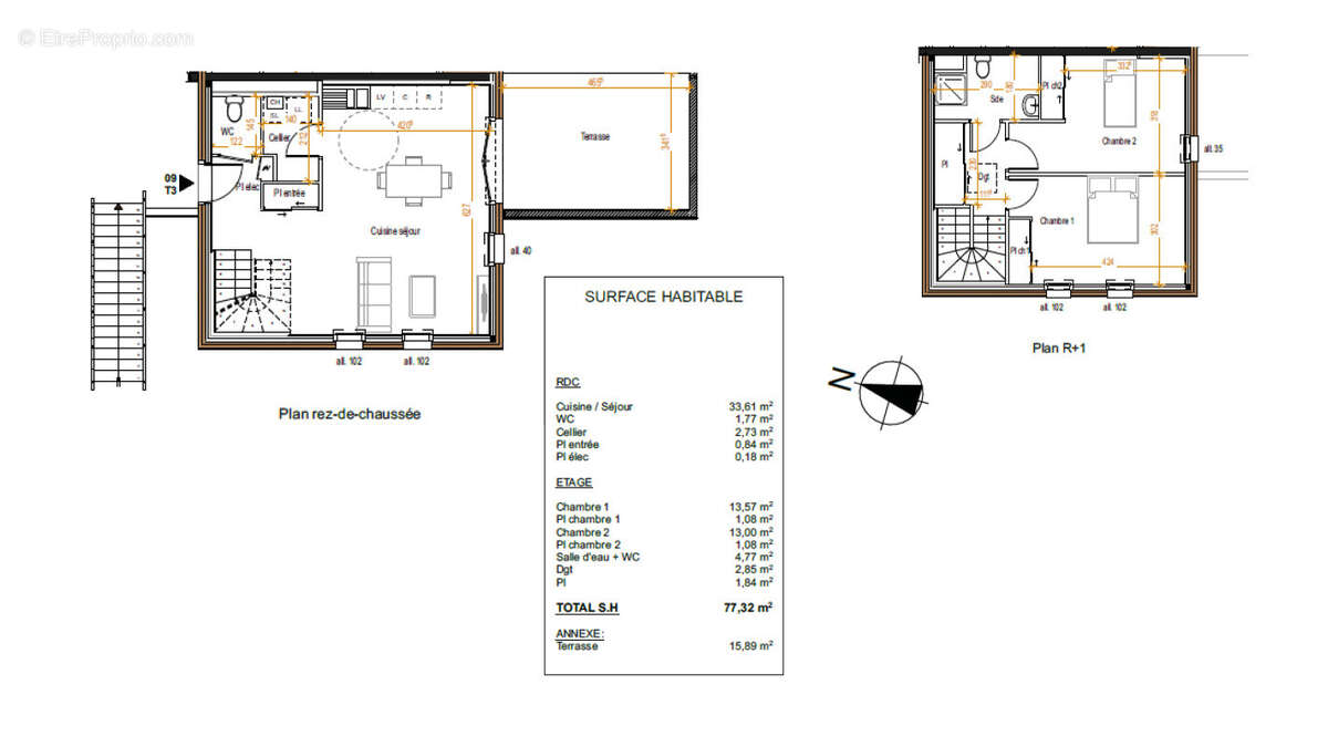 Appartement à YVRE-L&#039;EVEQUE