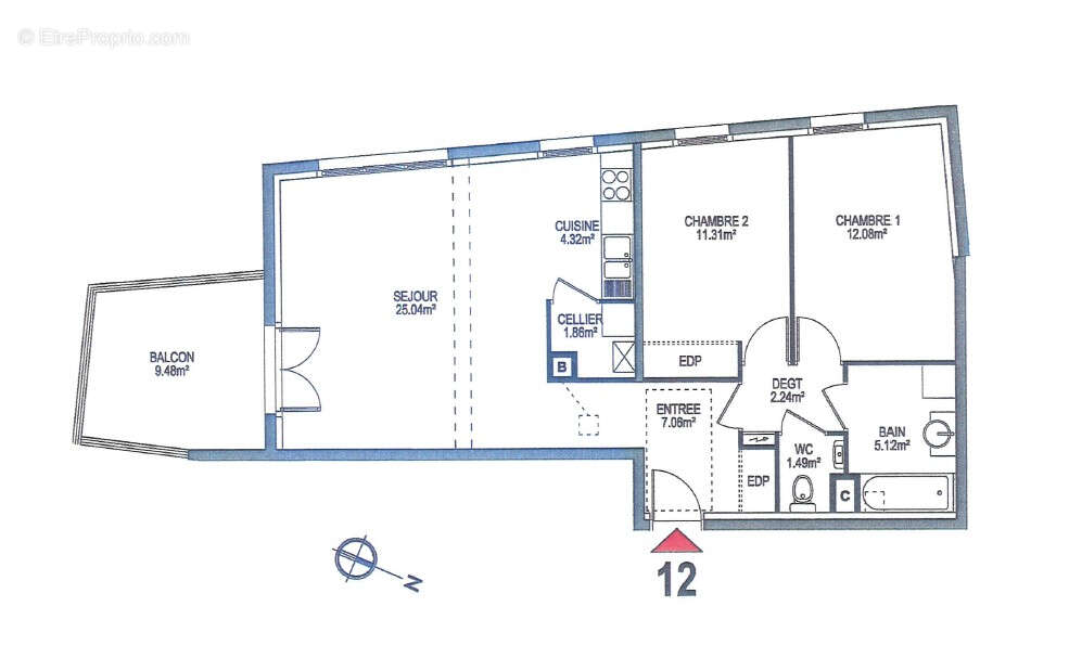Appartement à METZ
