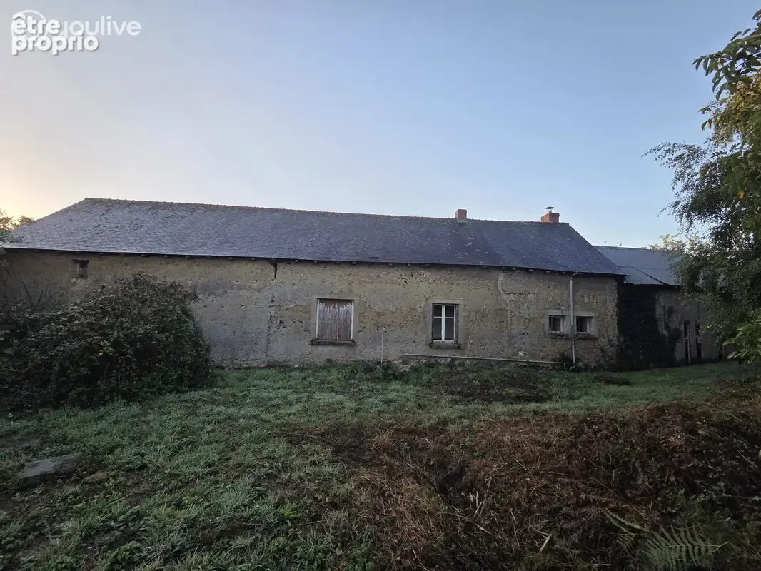 A vendre longère romille a renover  grand terrain - photo 6