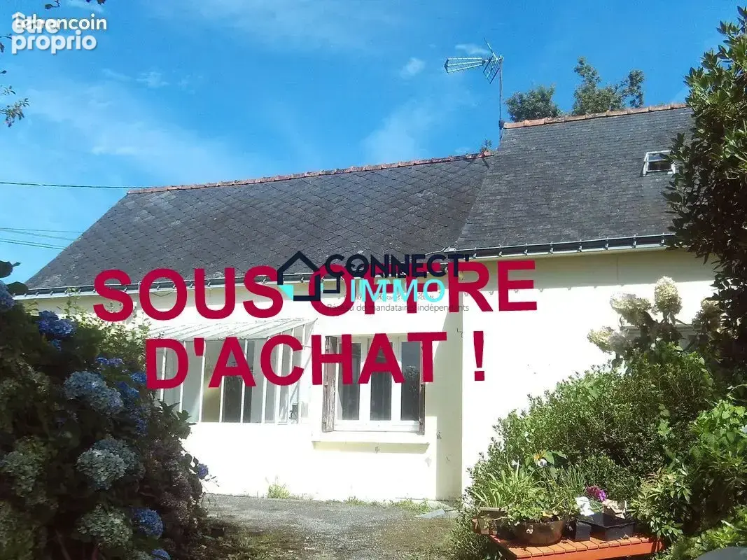 Maison 3 pièces 46 m² à vendre à Le Saint (56110) - photo 1