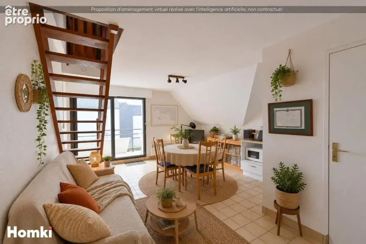Appartement vue mer, T3 de 50 m2 avec balcon à La Turballe 44420, Rue du Maréchal Juin - photo 2