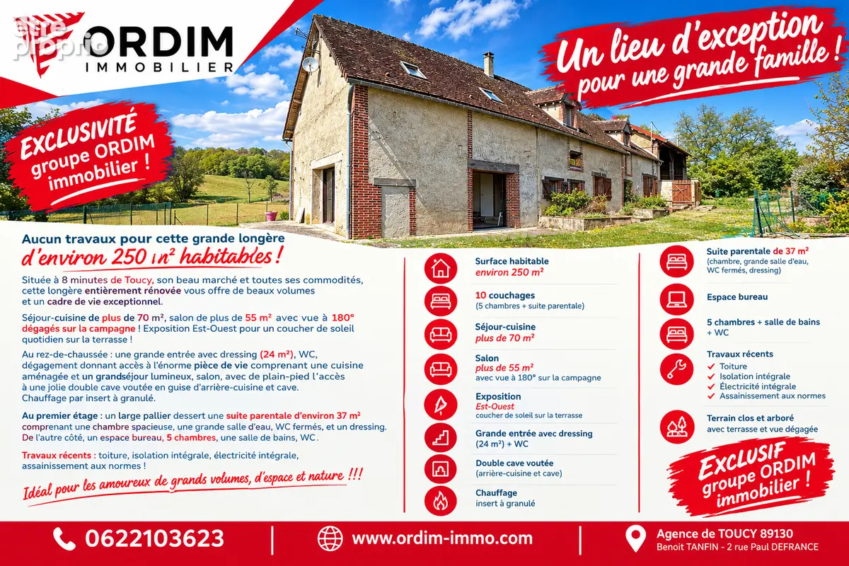 Maison à TOUCY