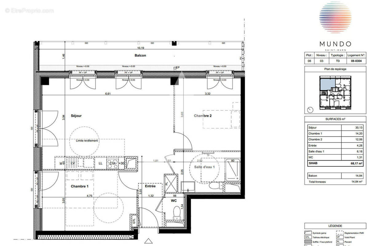 Appartement à SAINT-OUEN