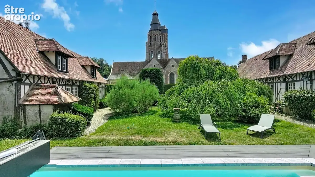 À proximité de Gisors  - propriété avec deux maisons - 5 chambres - piscine chauffée - photo 17