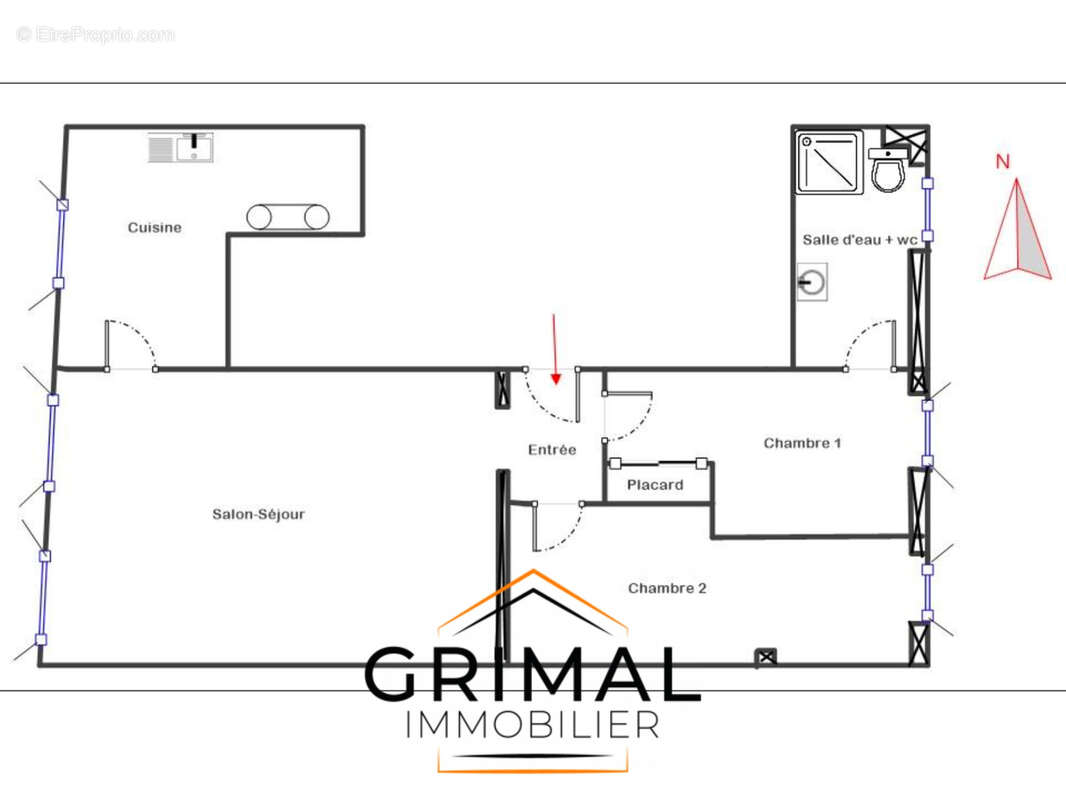 Appartement à MARSEILLE-6E