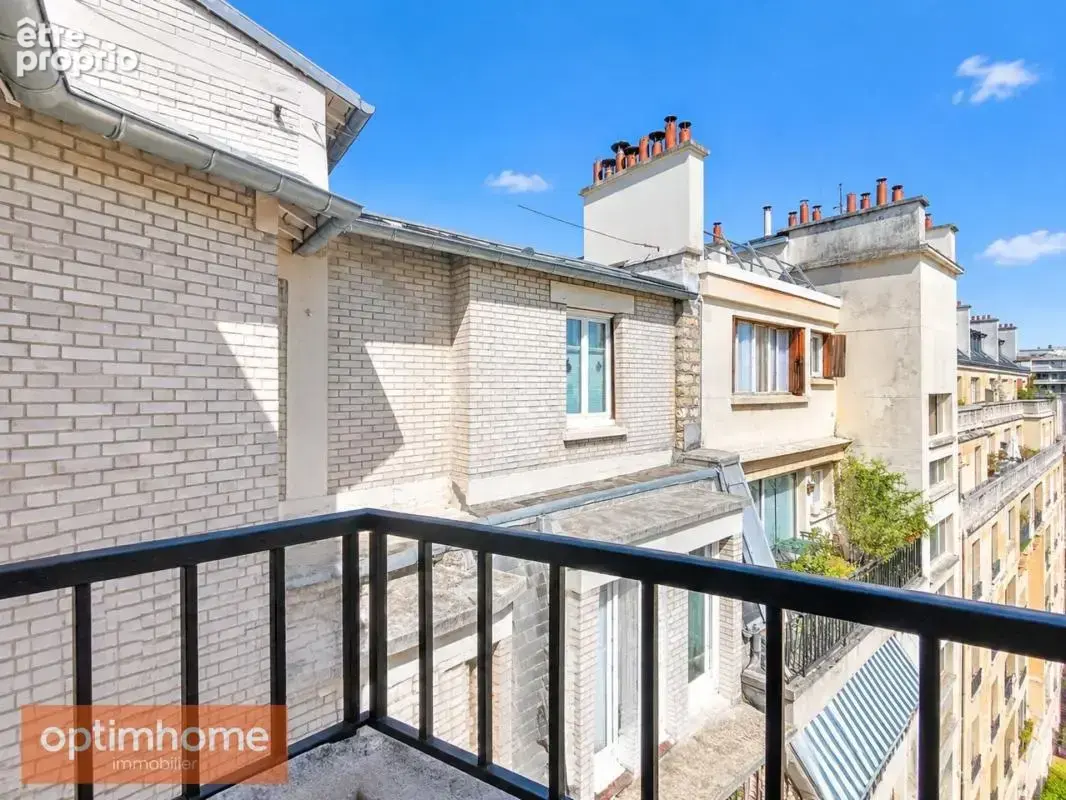 Appartement à vendre 2 pièces - auteuil / jasmin - paris xvième -  dernier étage – grand balcon – vue dégagée - photo 17