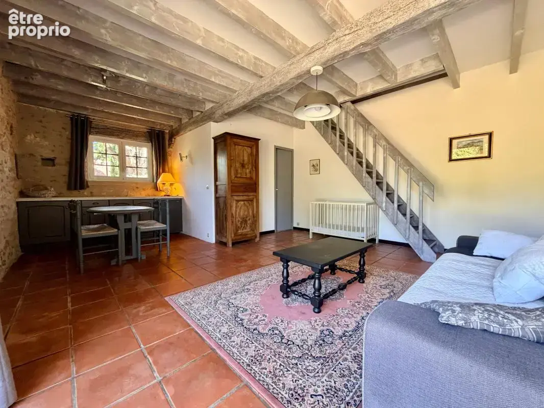 Trois maisons en pierre, piscine et étang - photo 20