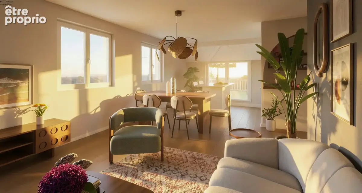 Drumettaz-clarafond   t3 dernier étage   terrasse 40 m2   2 places de parking privatives - photo 7