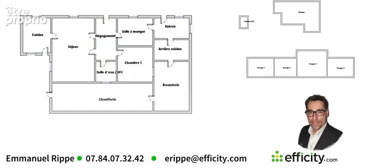 Maison 3 pièces 70 m² à vendre à Rouillac (16170) - photo 2